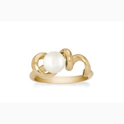 Gold plated ring - Soft Line