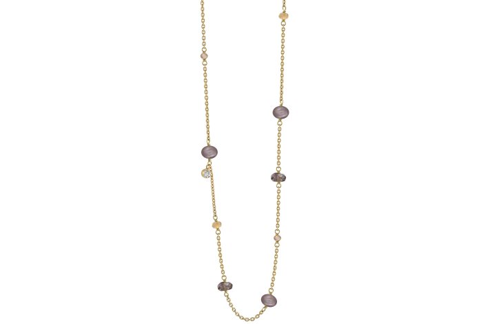 Gold plated necklace - Minetta