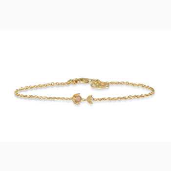 Forgyldt armbnd - Water Lily