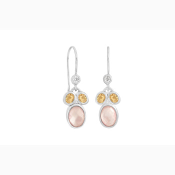 Silver ear ring - Prism