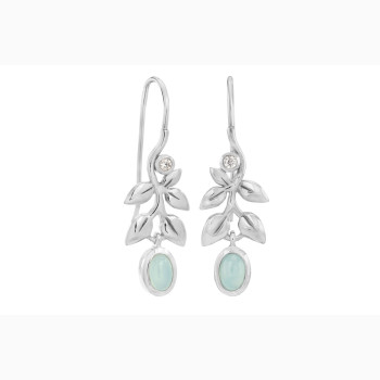 Silver ear ring -Vitality