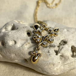 Gold plated necklace - Ballroom