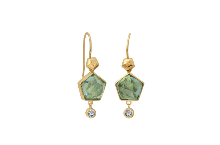 Gold plated ear ring - Arletta
