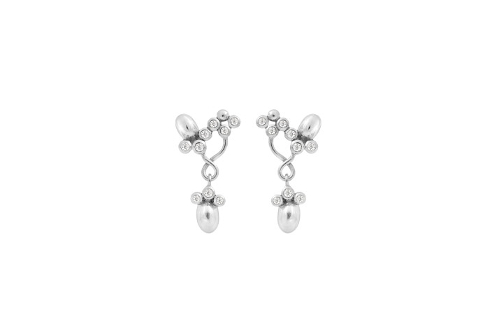 Silver ear ring - Ballroom