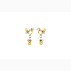Gold plated ear ring - Ballroom