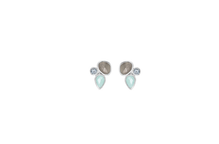 Silver ear pin- Belvedere