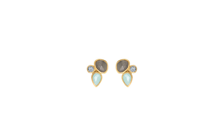 Gold plated ear pin - Belvedere