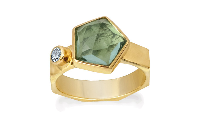 Gold plated ring - Arletta