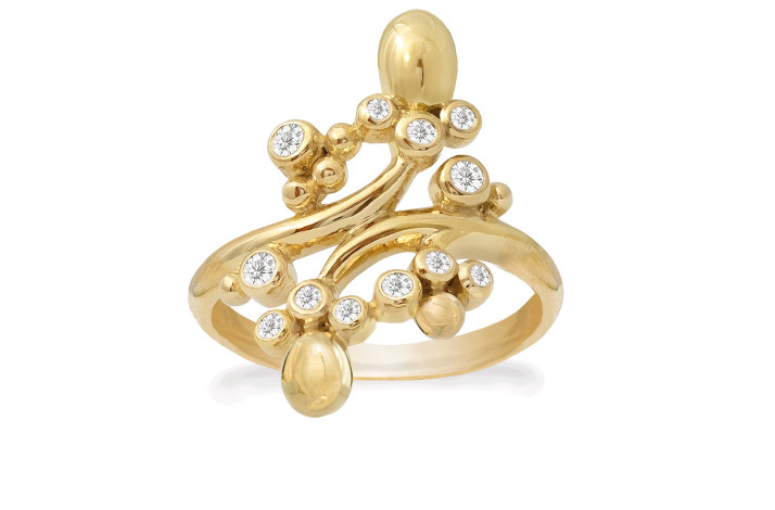 Gold plated ring - Ballroom