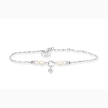 Slv armbnd, krystal - Cordelia