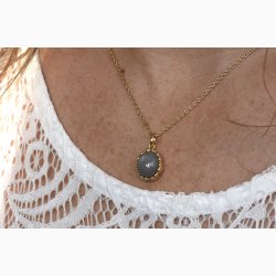 Gold plated necklace - Affection