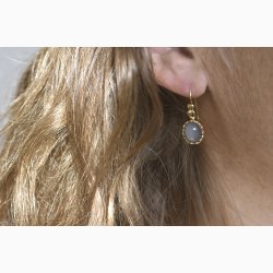Gold plated ear ring - Affection
